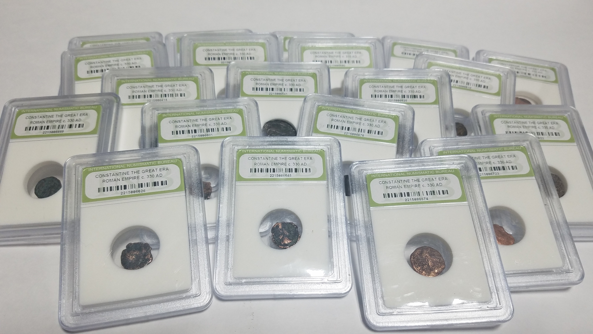 OLD COIN GENUINE AUTHENTIC IDENTIFIED ROMAN COINS GRADED IN GRADED CASE RANDOM COIN IN GRADED CASE