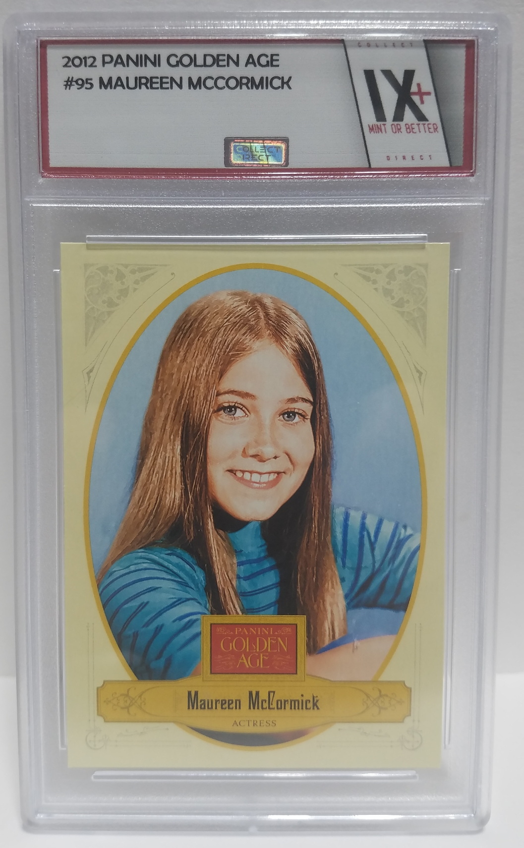 MAUREEN McCORMICK 2012 Panini Golden Age #95 Collect Direct Graded Mint or Better Actress The Brady Bunch