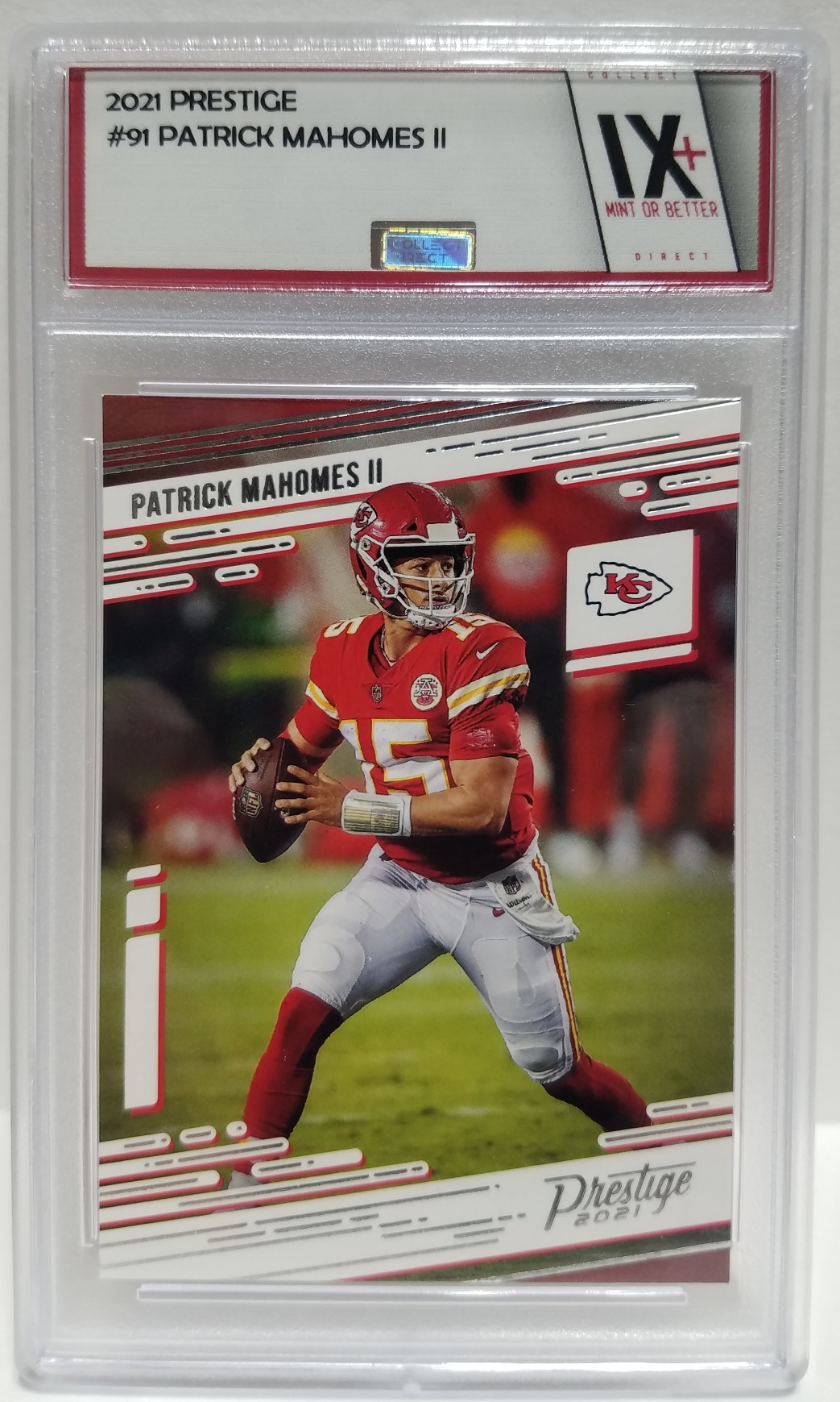PATRICK MAHOMES II 2021 Prestige #91 Collect Direct Graded Mint or Better KANSAS CITY CHIEFS Texas Tech Red Raiders