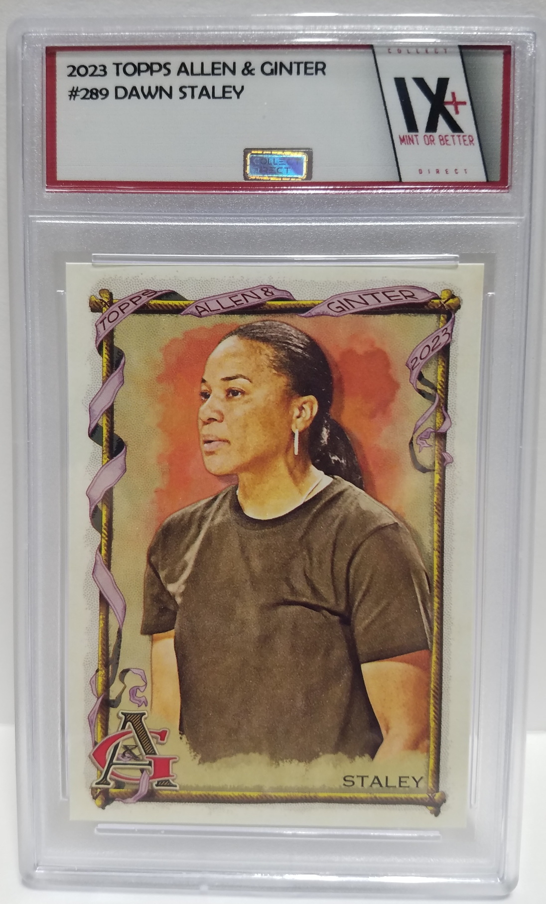 DAWN STALEY 2023 Topps Allen & Ginter #289 Collect Direct Graded Mint or Better WNBA Star Coach South Carolina Gamecocks